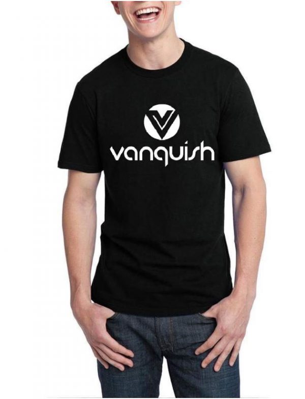 Vanquish Black Half Sleeve T-Shirt