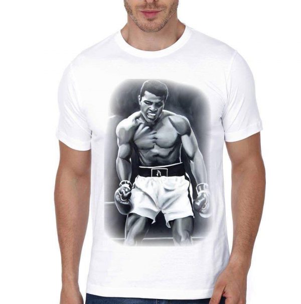 Muhammad Ali White T-Shirt