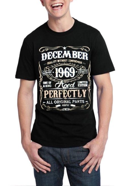 Quality Without Compromise Half Sleeve Black T-Shirt