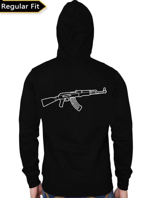 Rajput Black Hoodie - Image 2