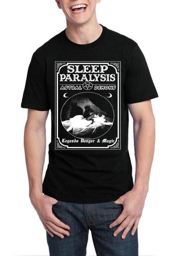 Sleep Paralysis Demon Half Sleeve Black T-Shirt