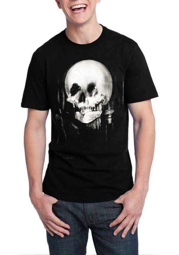 All Is Vanity Half Sleeve Black T-Shirt