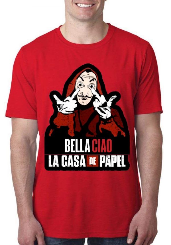 Money Heist Bella Ciao Red T-Shirt