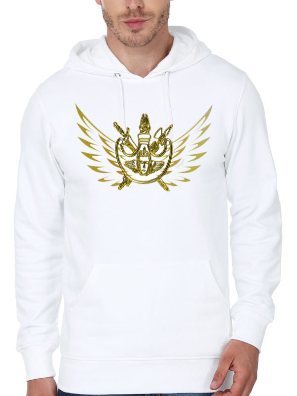 Angel Clan Crest White Hoodie