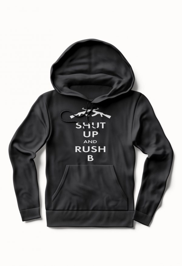 Counter striker Shut up and rush B Hoodie - Image 2