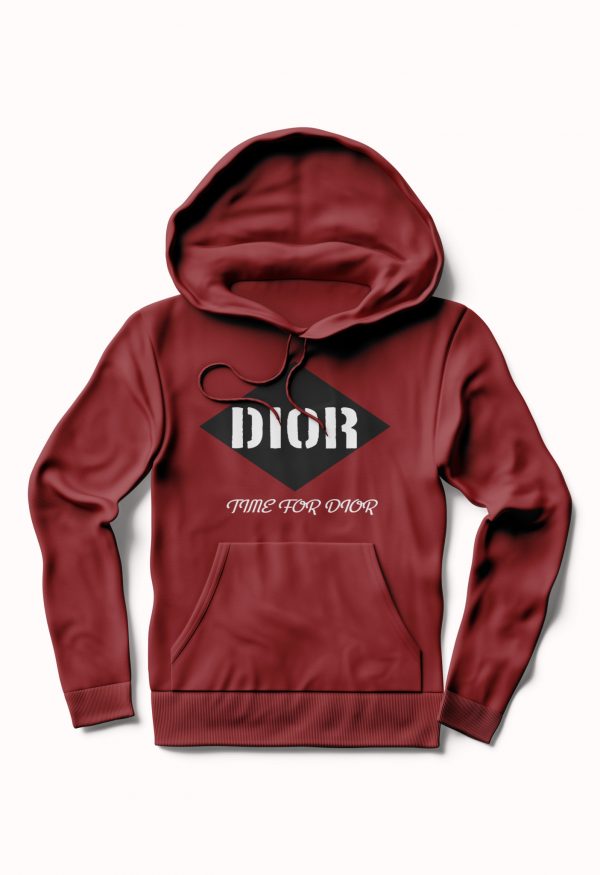 Dior Maroon Hoodie