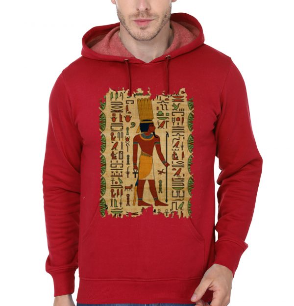 Egyptian Amun Ra - Amun Re Ornament on papyrus Hoodie