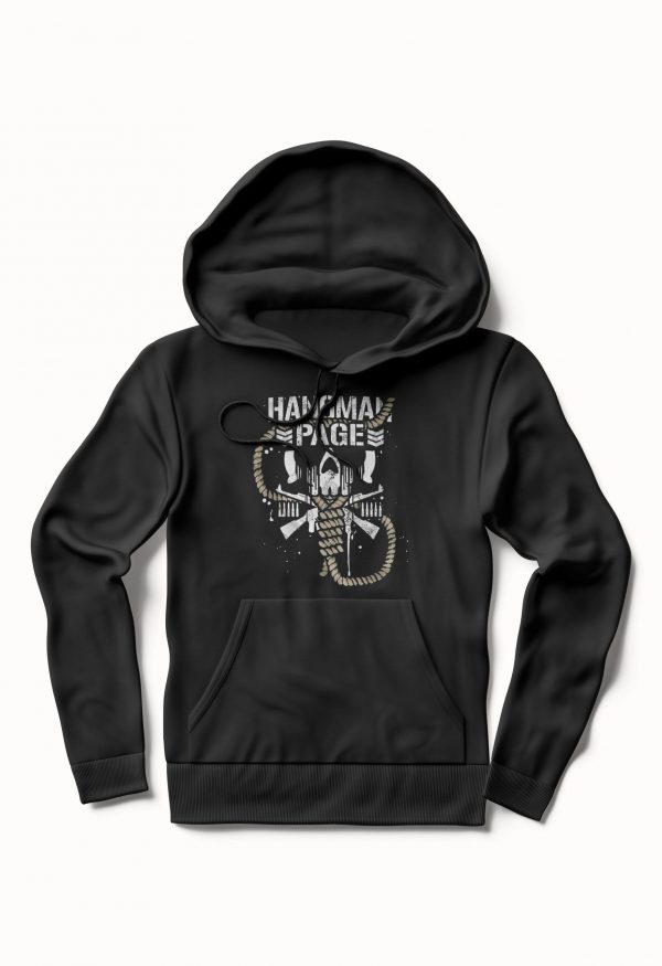 Limited Hang Man Page Black Hoodie