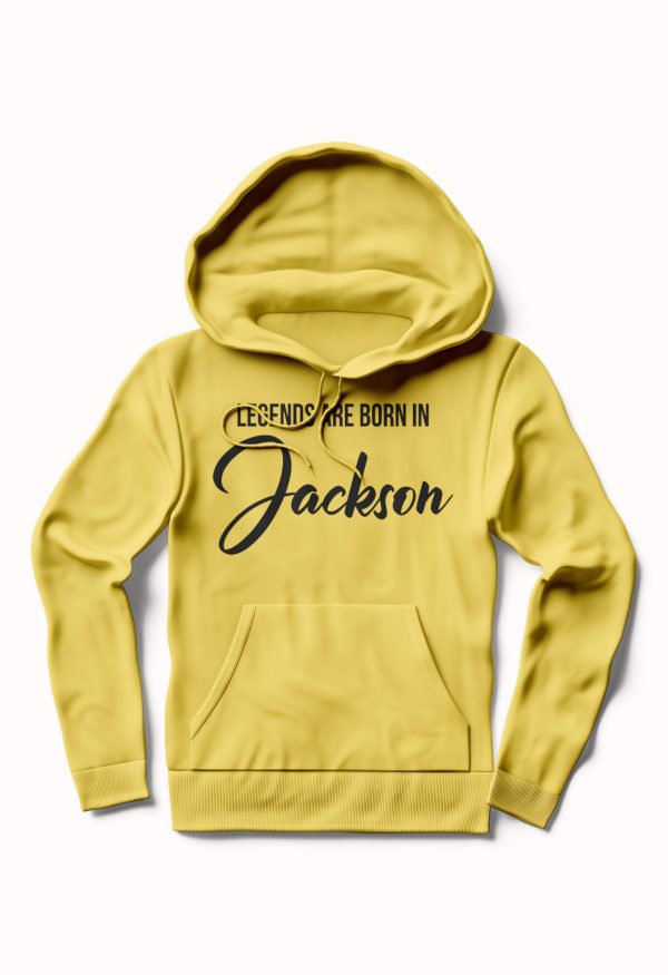 Legends Are Born In Jackson Hoodie - Image 2