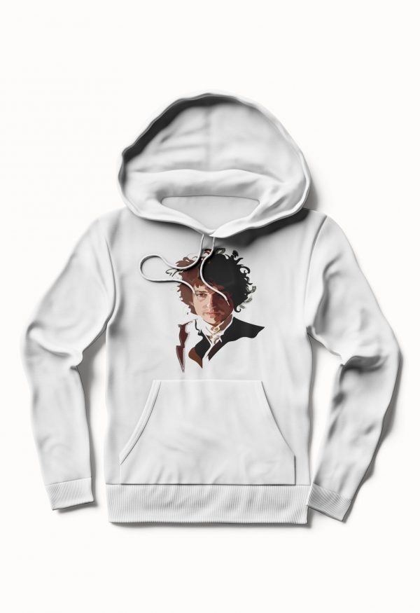 Bob Dylan White Hoodie