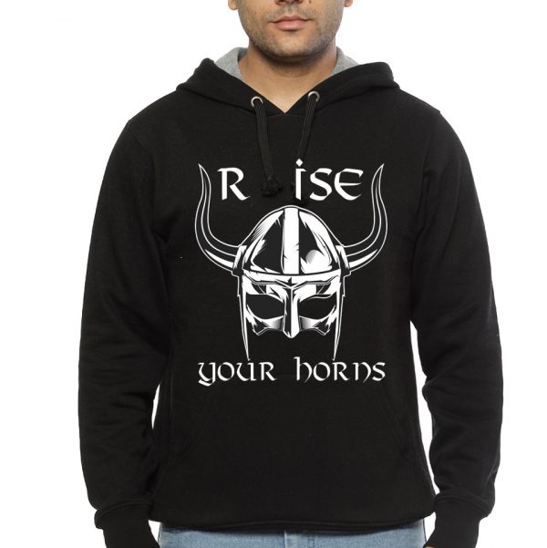 Raise Your Horns - Viking Metal Hoodie