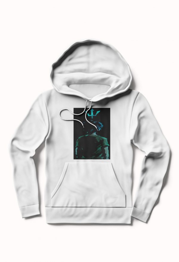 Son of Poseidon White Hoodie