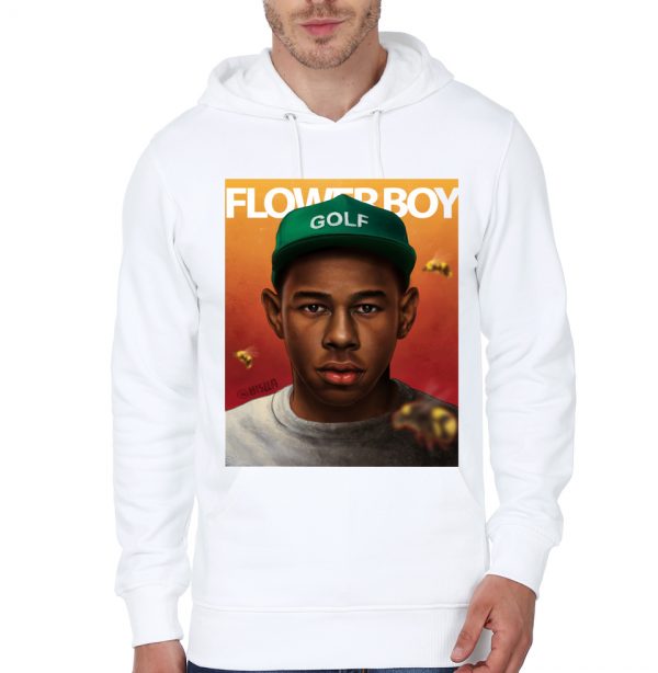 Flower Boy White Hoodie