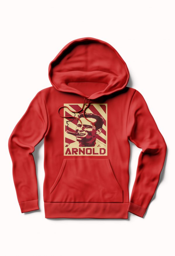 Arnold Schwarzenegger Retro Propaganda Hoodie