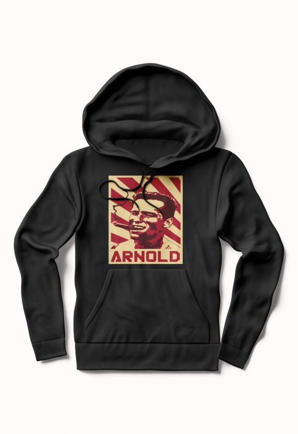 Arnold Schwarzenegger Retro Propaganda Hoodie - Image 3