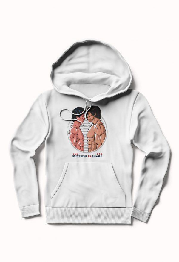 Sylvester vs Arnold White Hoodie