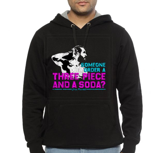 Three Piece And A Soda - Jorge Masvidal Black Hoodie