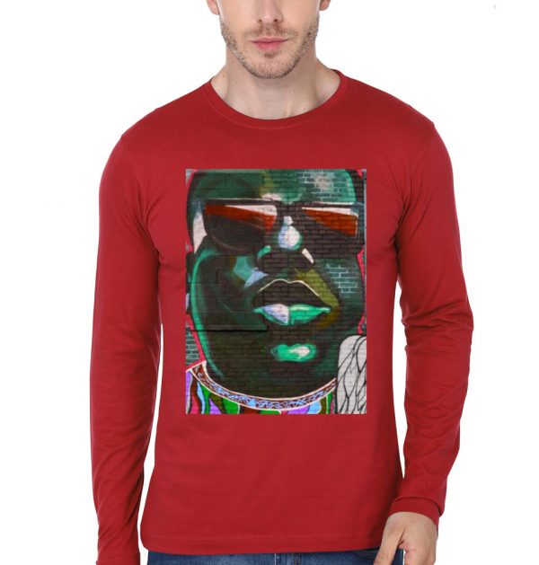 Notorious B.I.G Graffiti T-shirts sweater rap hip-hop Samsung iphone case music coffee mug sticker laptop case Full Sleeve T-Shirt - Image 2