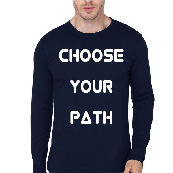 Choos Your Path Full Sleeve T-Shirt - Image 2