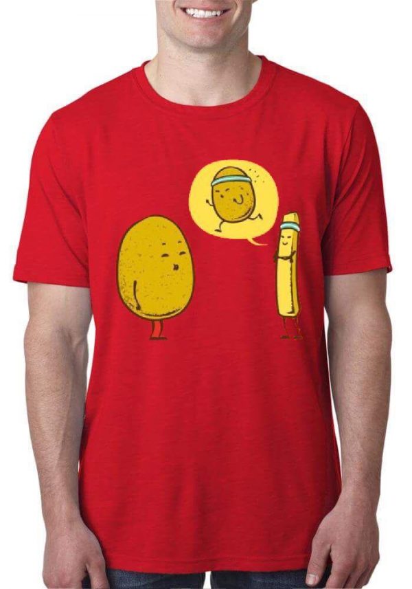 Potato Fries Red T-Shirt