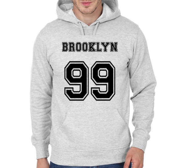 Brooklyn 99 Jersey Grey Hoodie