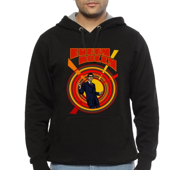 Buddy Holly Black Hoodie