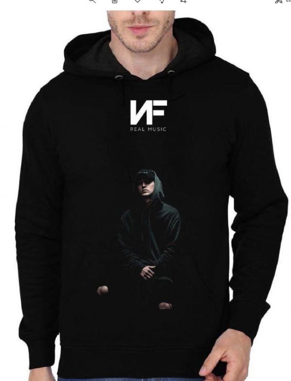 NF Real Music Black Hoodie