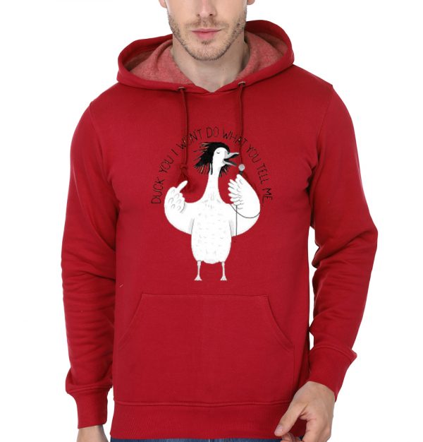 Duck singing Rage Against the Machine | Animal Karaoke | Illustration Red Hoodie