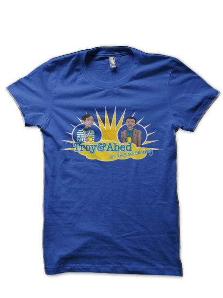 Troy and Abed in the Morning Royal Blue T-Shirt