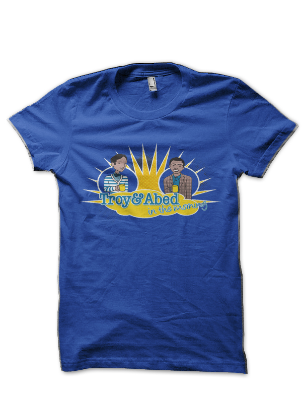 Troy and Abed in the Morning Royal Blue T-Shirt | Swag Shirts