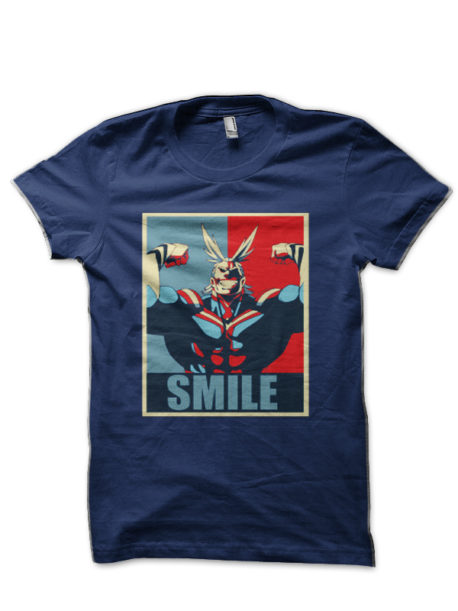 SMILE Navy Blue T-Shirt