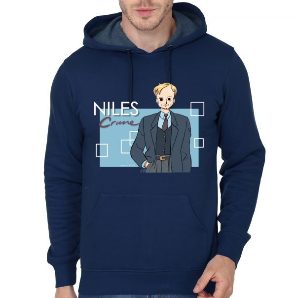 Niles Chan Navy Blue Hoodie