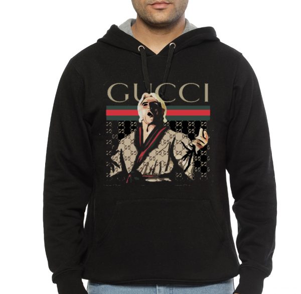 GUCCI VINTAGE SHIRT RIC FLAIR Black Hoodie