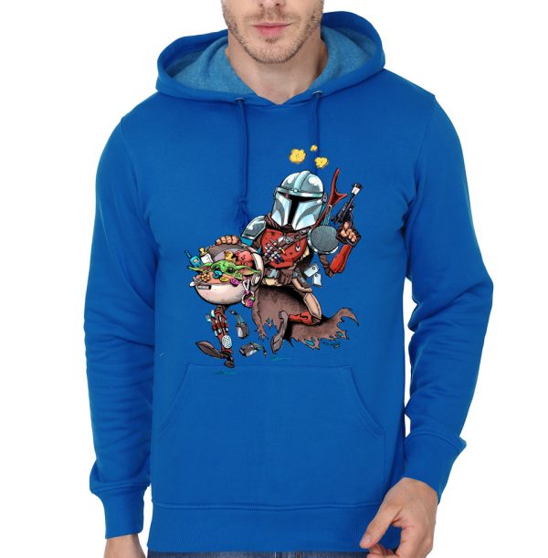 This is not the way -The Mandalorian Royal Blue Hoodie