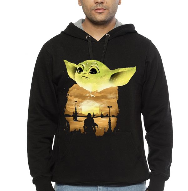 Baby Yoda Black Hoodie