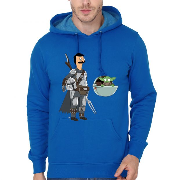 baby yoda Bob Fett Hoodie - Image 2