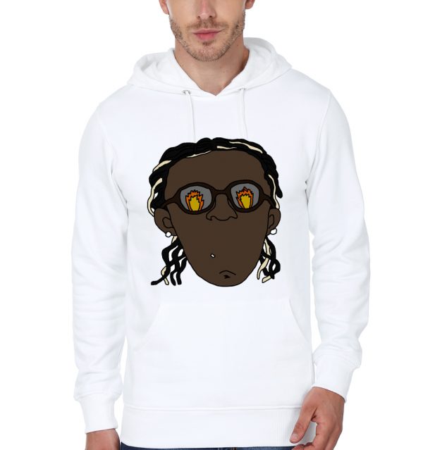 young Thug White Hoodie