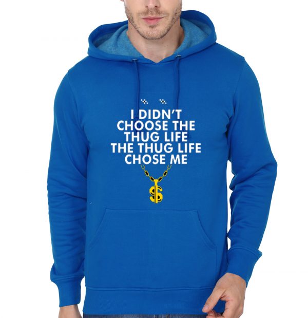 Thug Life Royal Blue Hoodie