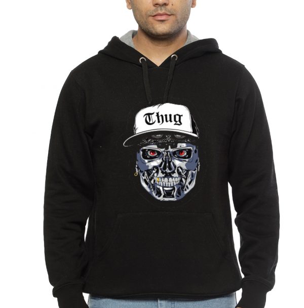 Thug One Pair Black Hoodie