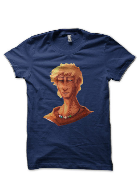 Will Solace Navy Blue T-Shirt