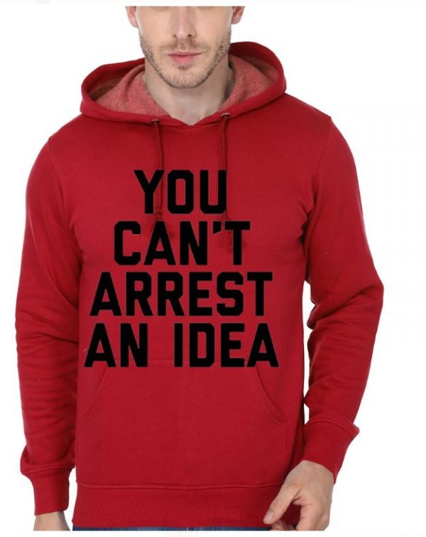 You Can't Arrest an Idea Red Hoodie