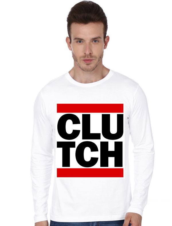 Clutch Than Leather Full Sleeve T-Shirt