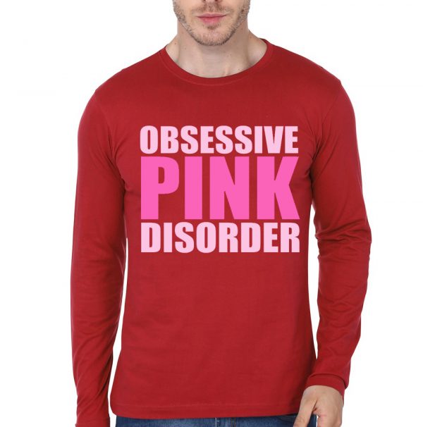 Pretty Pink Lover Full Sleeve T-Shirt - Image 2