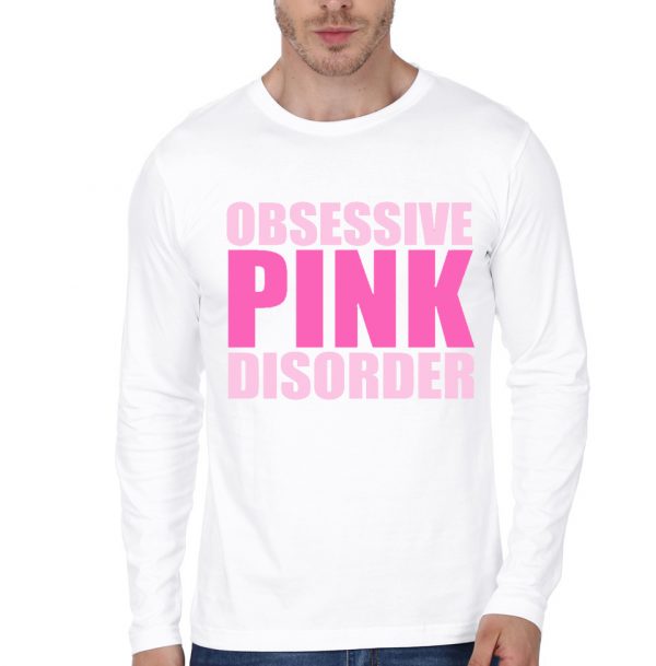 Pretty Pink Lover Full Sleeve T-Shirt