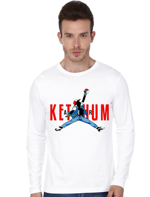 AIR kETCHUM White Full Sleeve T-Shirt - Image 2