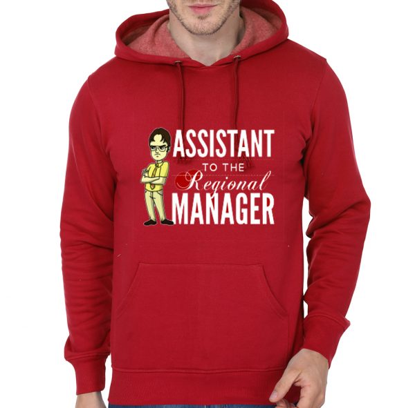 Assistant To The Regional Manager Red Hoodie