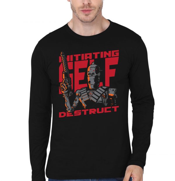 Self Destructive Black T-Shirt