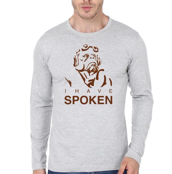 I Have Spoken Grey T-Shirt