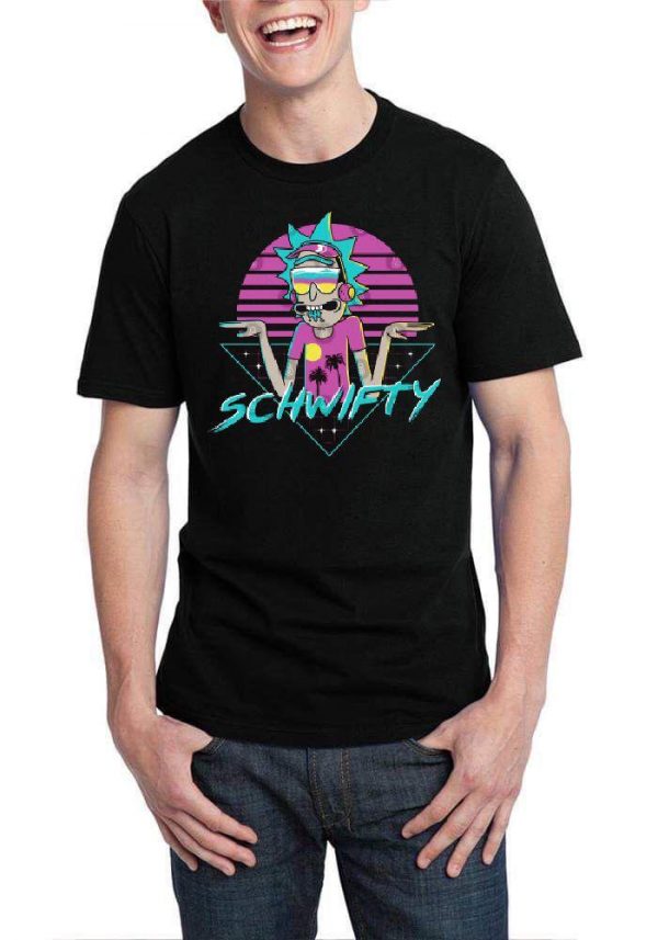 Rick And Morty Schwifty Black T-Shirt