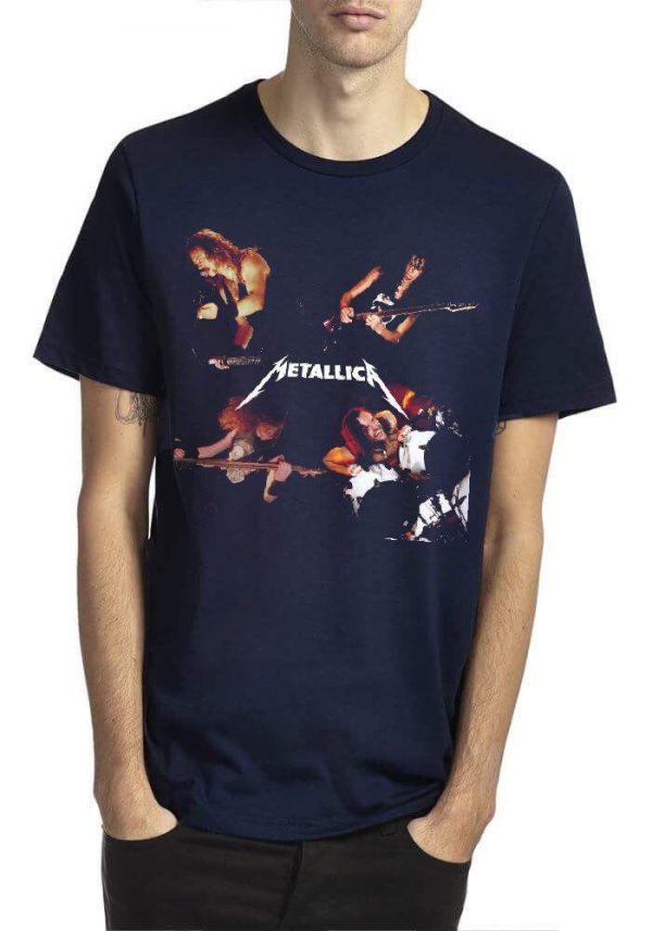 Metallica Navy Blue T-Shirt